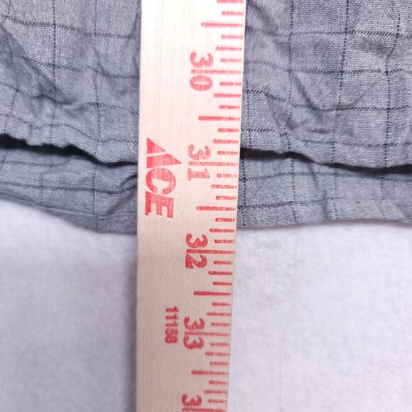 Pure Stuff Flannel Long Sleeve Button Up Shirt Mens Size Large L Gray Black - Picture 7 of 10